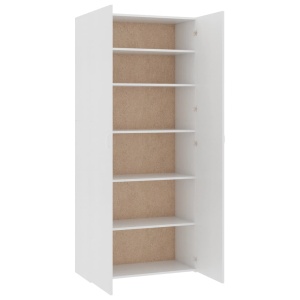 Pantofar, alb, 80 x 35,5 x 180 cm, PAL - Img 6