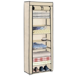 Pantofar cu husă, crem, 57 x 29 x 162 cm, material textil - Img 3