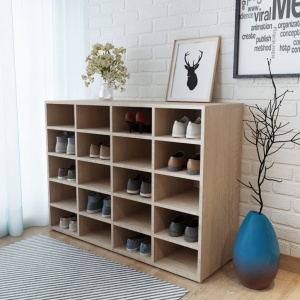 Pantofar, culoarea stejarului, 92 x 30 x 67,5 cm, PAL