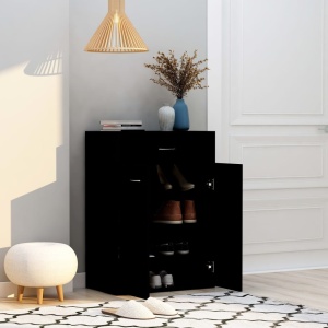 Pantofar, negru, 60 x 35 x 84 cm, PAL - Img 3