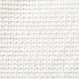 Pânză parasolar HDPE, triunghiulară, 5x5x5 m, alb - Img 2