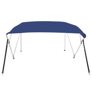 Parasolar barcă Bimini 4 arcuri, albastru, 243 x 180 x 117 cm - Img 3