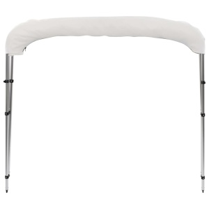 Parasolar barcă Bimini cu 3 arcuri, alb, 183 x 160 x 140 cm - Img 7