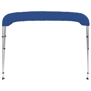 Parasolar barcă Bimini cu 3 arcuri, albastru, 183x140x140 cm - Img 6