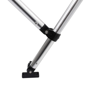 Parasolar barcă Bimini cu 3 arcuri, albastru, 183x140x140 cm - Img 12
