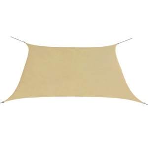 Parasolar din țesătură oxford, pătrat, 3,6 x 3,6 m, bej