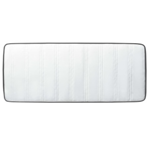 Pat continental, gri inchis, 90x200 cm, material textil - Img 11