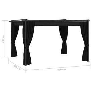 Pavilion, antracit, 4 x 3 m - Img 6