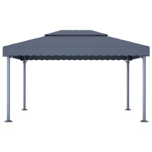 Pavilion, antracit, 400 x 300 cm, aluminiu - Img 2