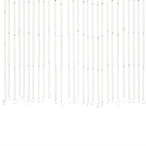 Perdea de ușă pentru insecte, 90 x 200 cm, bambus - Img 6