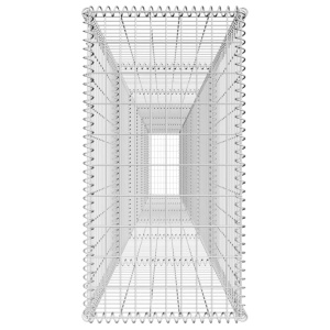 Perete gabion cu capac, 600 x 50 x 100 cm, oțel galvanizat - Img 4