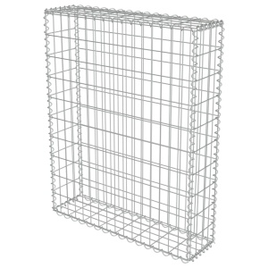 Perete gabion cu capace, 80 x 20 x 100 cm, oțel galvanizat - Img 2