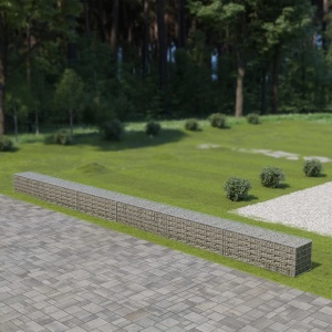 Perete gabion cu capace, 900 x 50 x 50 cm, oțel galvanizat