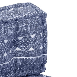 Pernă fotoliu puf, indigo, material textil - Img 4