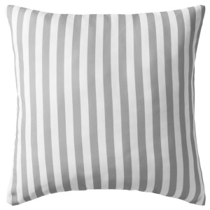 Perne de exterior, 4 buc, imprimeu dungi, 45x45 cm, gri - Img 3