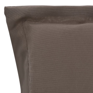 Perne scaun de grădină, 2 buc., gri taupe, 120 x 50 x 3 cm - Img 6