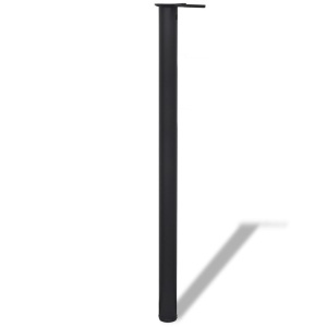 Picioare de masă reglabile pe inălțime, 4 buc, 1100 mm, negru - Img 2