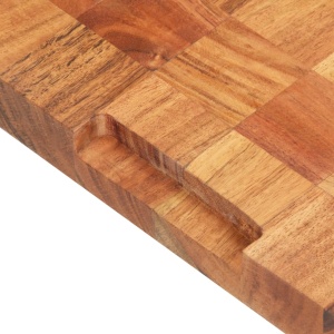Placă de tocat, 50 x 34 x 3,8 cm, lemn masiv de acacia - Img 8