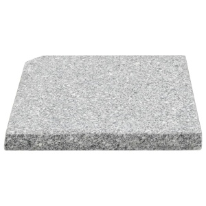 Plăci de greutate umbrelă, 4 buc., gri, 100 kg, granit, pătrat - Img 8