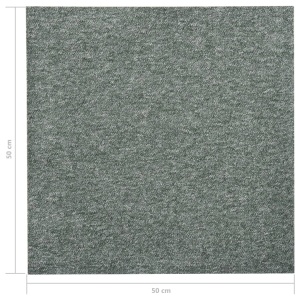 Plăci de pardoseală, 20 buc., verde, 50 x 50 cm, 5 m² - Img 6