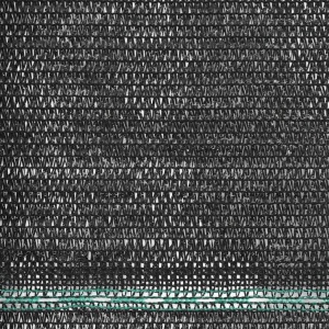 Plasă teren de tenis, negru, 1,4 x 25 m, HDPE - Img 3