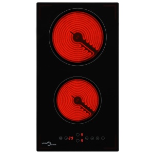Plită ceramică cu 2 arzătoare, control tactil, 3000 W - Img 3