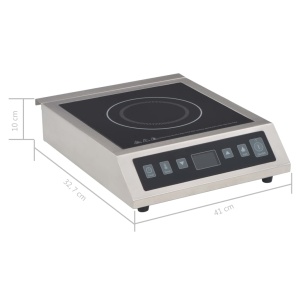Plită cu inducție masă electrică cu ecran tactil, 3500 W - Img 5