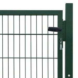 Poartă 2D pentru gard (simplă) 106 x 130 cm, verde - Img 4