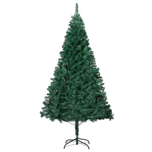 Pom de Crăciun artificial cu ramuri groase, verde, 240 cm, PVC - Img 2
