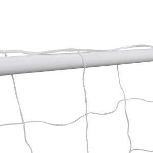 Porți de fotbal cu plasă, 2 buc, 240 x 90 x 150 cm, oțel - Img 2