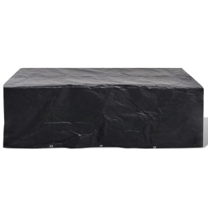 Prelată mobilier exterior din poliratan cu 10 inele 300 x 140cm - Img 2