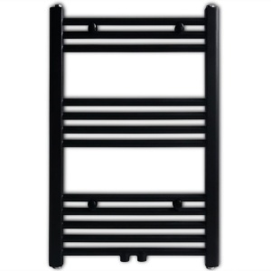 Radiator port-prosop incălzire centrală baie, drept, 500x764 mm, negru - Img 2