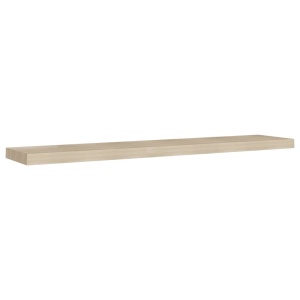 Raft de perete suspendat, stejar, 120x23,5x3,8 cm, MDF - Img 2