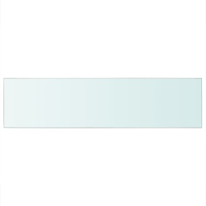 Raft din sticlă transparentă, 100 x 25 cm - Img 2