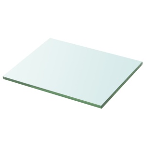 Rafturi, 2 buc., 20 x 20 cm, panouri sticlă transparentă - Img 2
