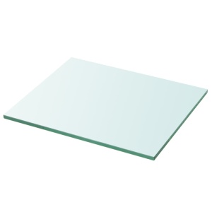 Rafturi, 2 buc., 30 x 20 cm, panouri sticlă transparentă - Img 2
