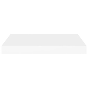 Rafturi de perete suspendate, 2 buc., alb, 50x23x3,8 cm, MDF - Img 8