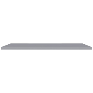 Rafturi de perete suspendate, 4 buc., gri, 120x23,5x3,8 cm, MDF - Img 8