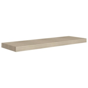 Rafturi de perete suspendate 4 buc., stejar, 80x23,5x3,8 cm MDF - Img 4