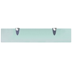 Rafturi suspendate, 2 buc., 50 x 10 cm, sticlă, 8 mm - Img 4