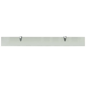 Rafturi suspendate, 2 buc., 90 x 10 cm, sticlă, 8 mm - Img 4