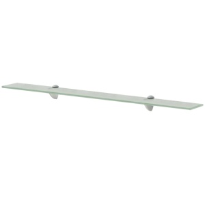 Rafturi suspendate, 2 buc., 90 x 20 cm, sticlă, 8 mm - Img 2
