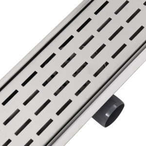 Rigolă duș liniară din oțel inoxidabil, model linie, 830x140 mm - Img 5