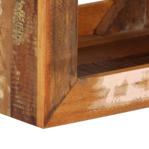Scaun, 40x30x40 cm, lemn masiv reciclat - Img 6