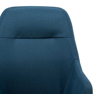Scaun balansoar, albastru, material textil - Img 5