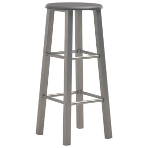 Scaune de bar, 2 buc., antracit, MDF - Img 2
