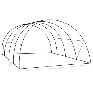 Seră, 16 m², 4 x 4 x 2 m - Img 9
