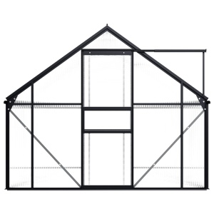 Seră, antracit, 5,89 m², aluminiu - Img 3