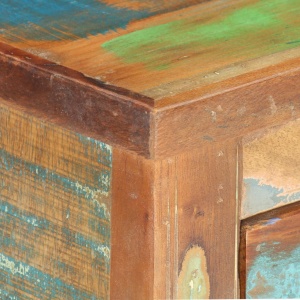 Servantă, 70 x 35 x 65 cm, lemn masiv reciclat - Img 3