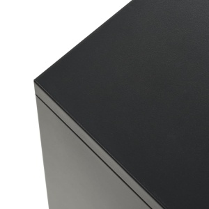 Servantă, stil industrial, negru, 120 x 35 x 70 cm, metal - Img 6